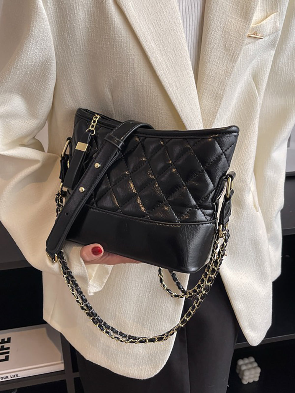Women Textured Structured Sling Bag