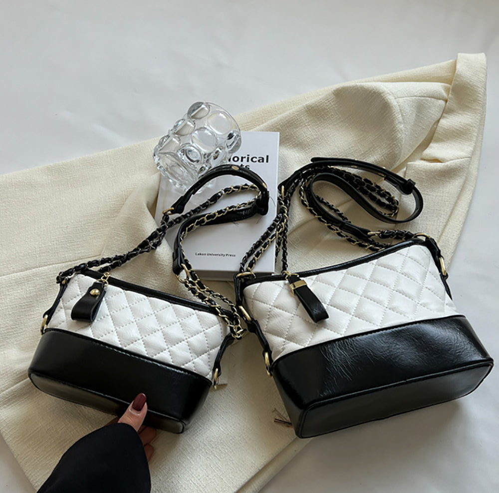Women Colourblocked Structured Sling Bag