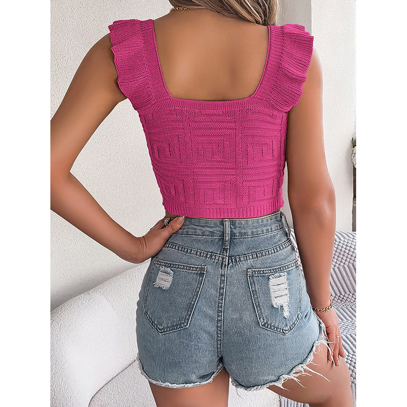 Scoop Neck Crop Top