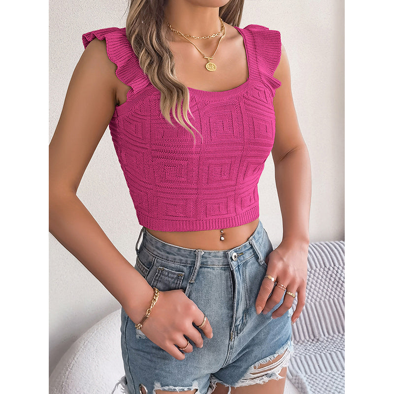 Scoop Neck Crop Top