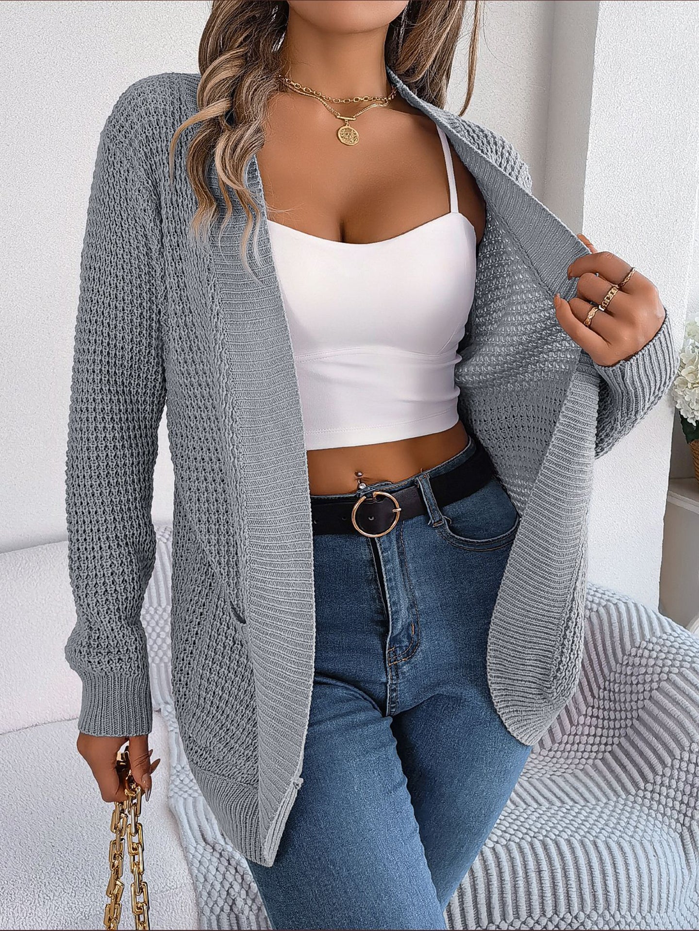 Women Longline Shrug