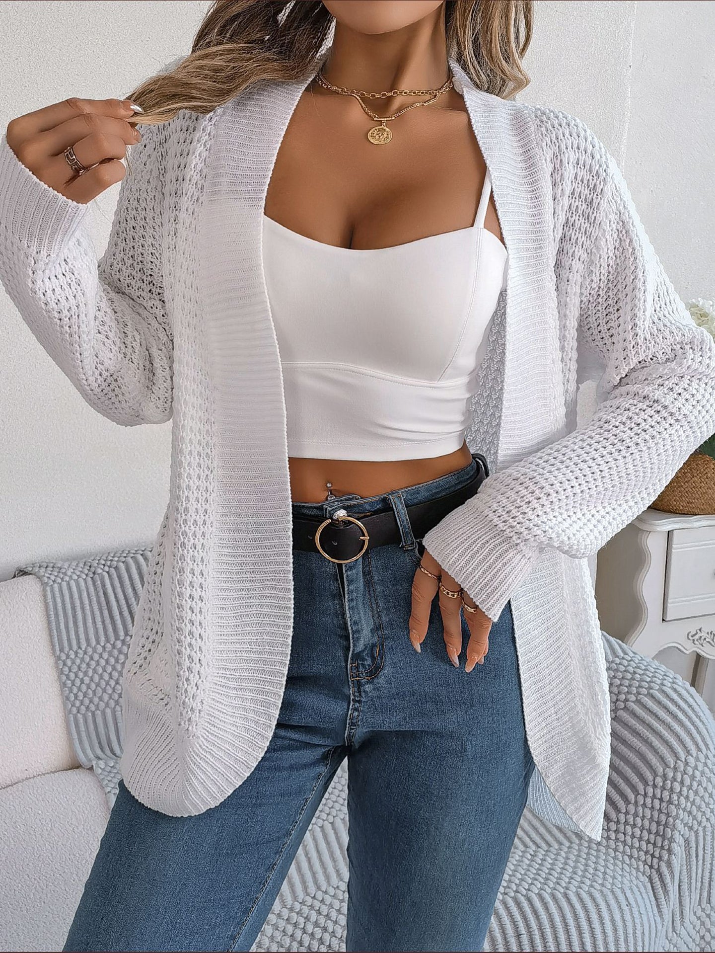 Women Longline Shrug
