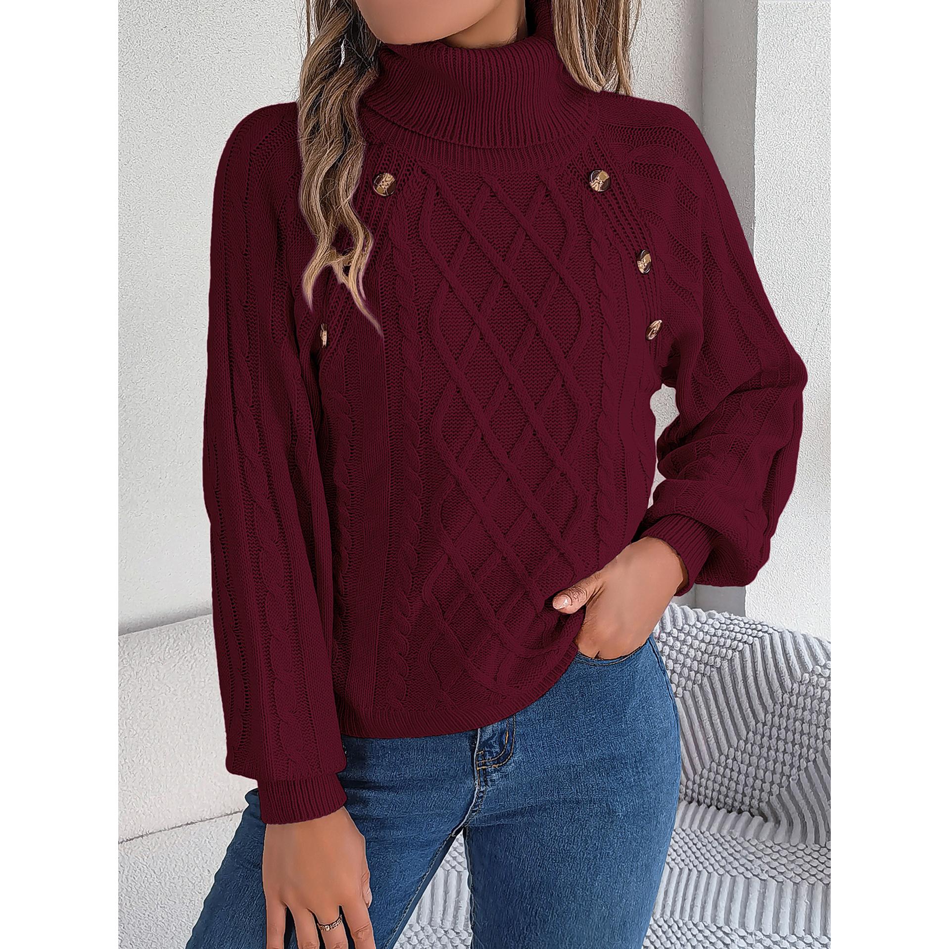 Women Cable Knit Pullover