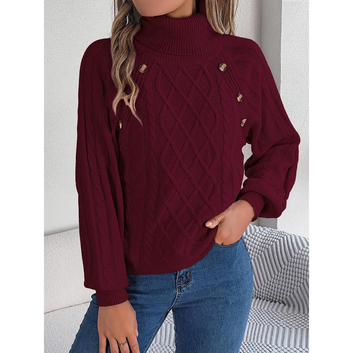 Women Cable Knit Pullover