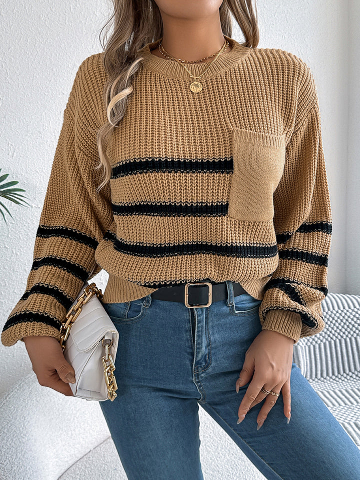 Women Striped Pullover Sweaters