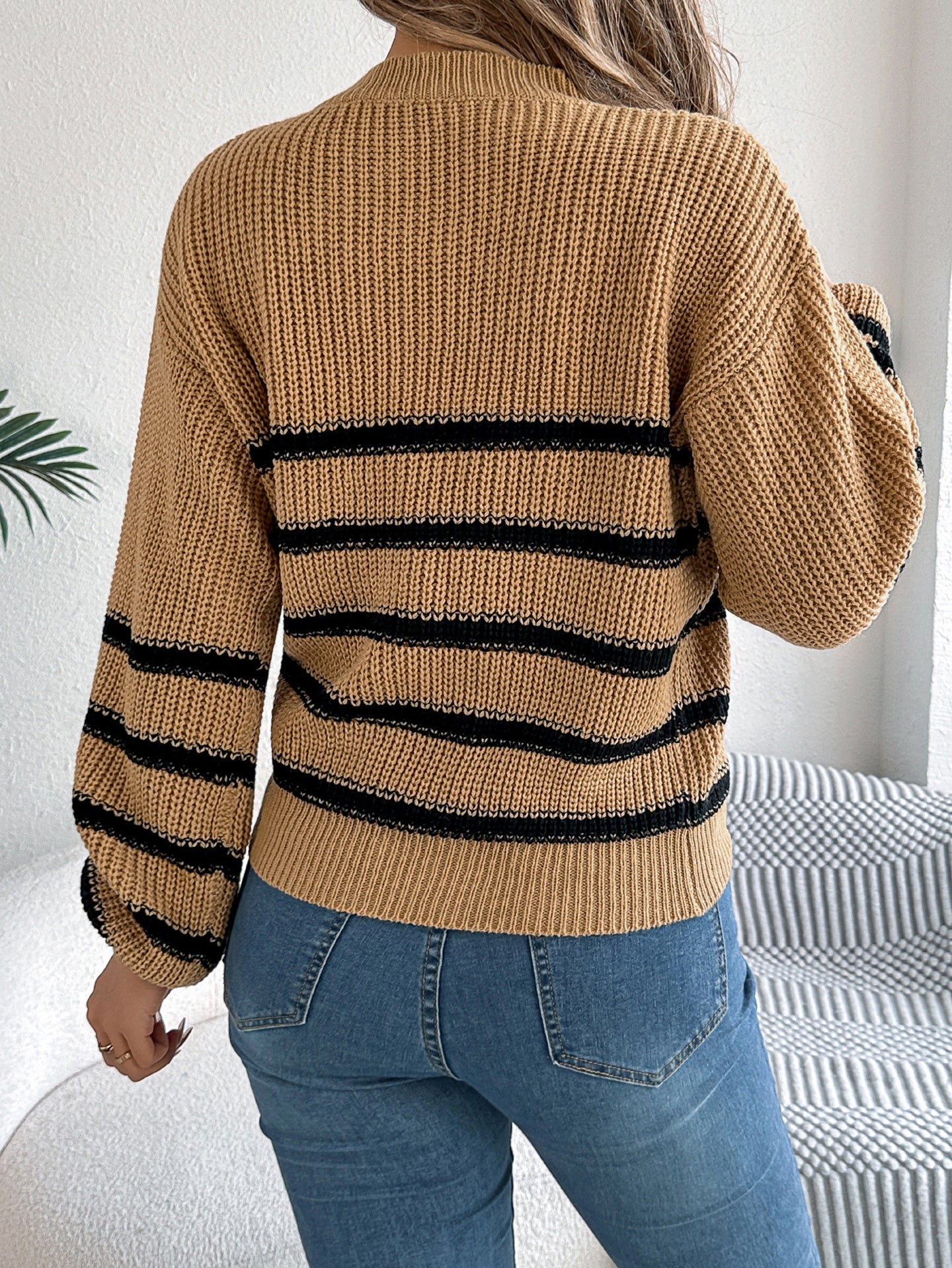 Women Striped Pullover Sweaters