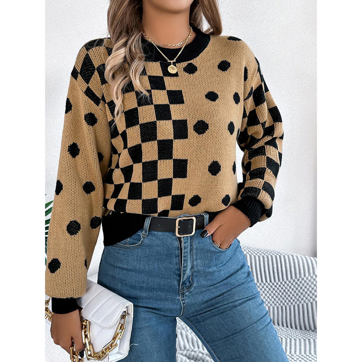 Women Colourblocked Pullover Sweater