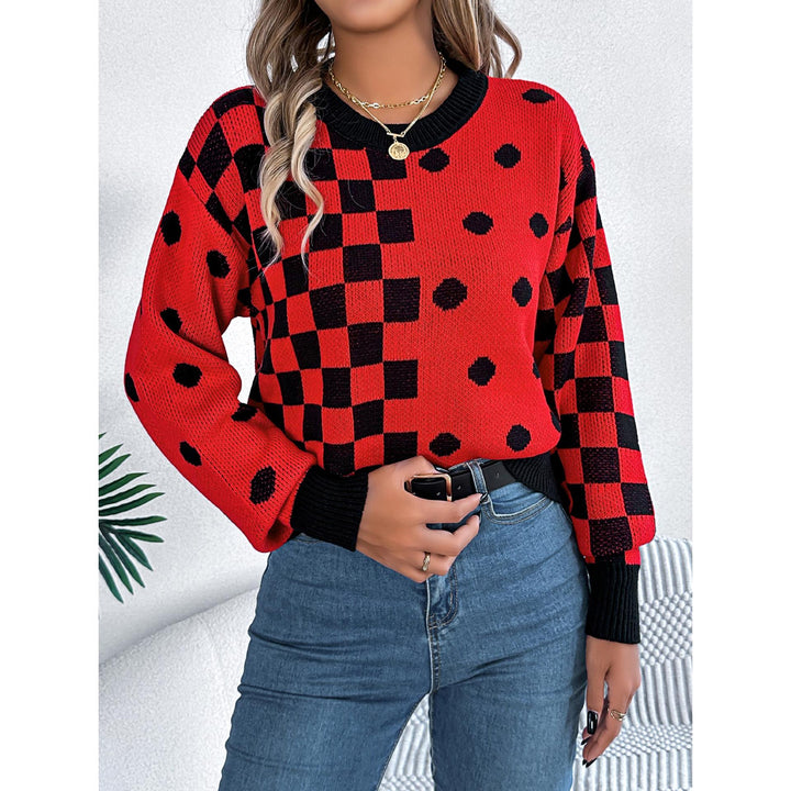 Women Colourblocked Pullover Sweater