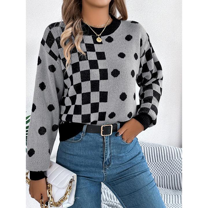 Women Colourblocked Pullover Sweater