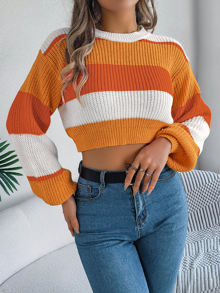Women Colourblocked Pullover