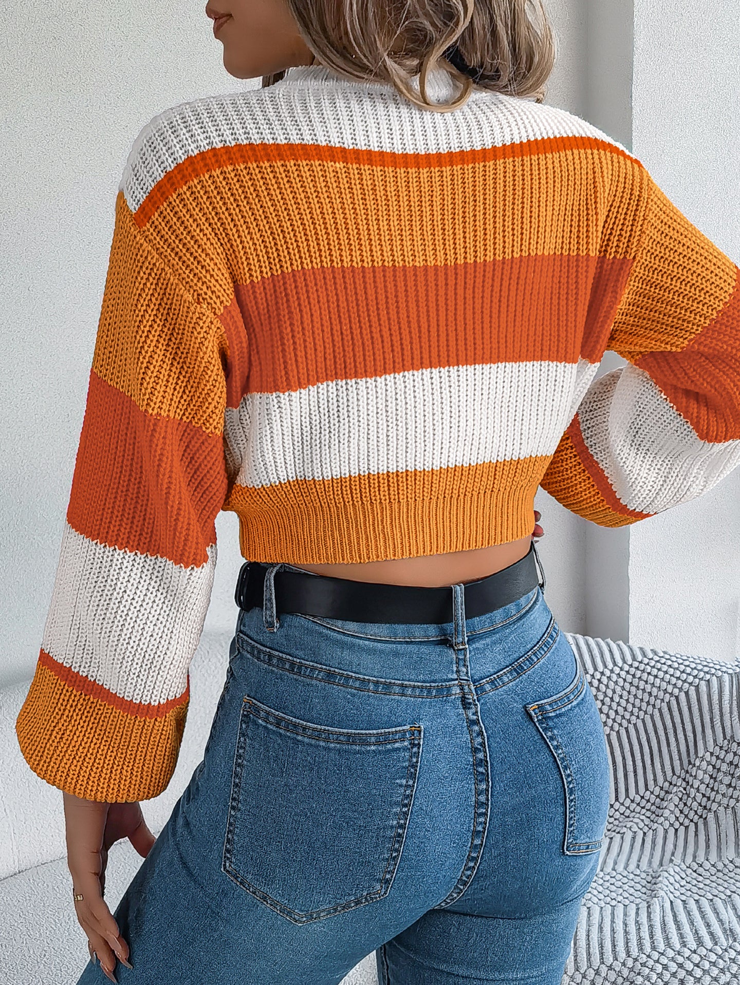 Women Colourblocked Pullover
