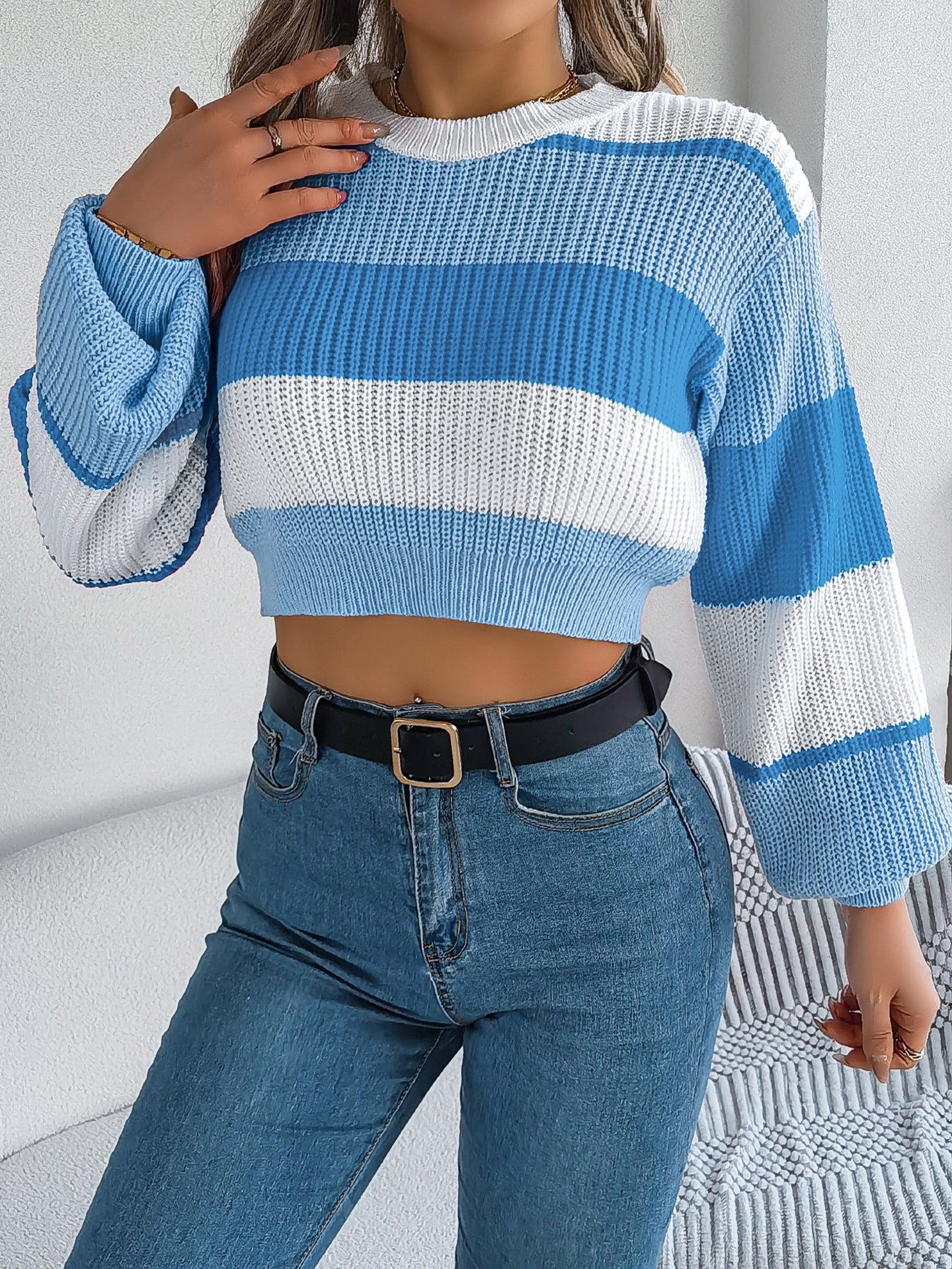 Women Colourblocked Pullover