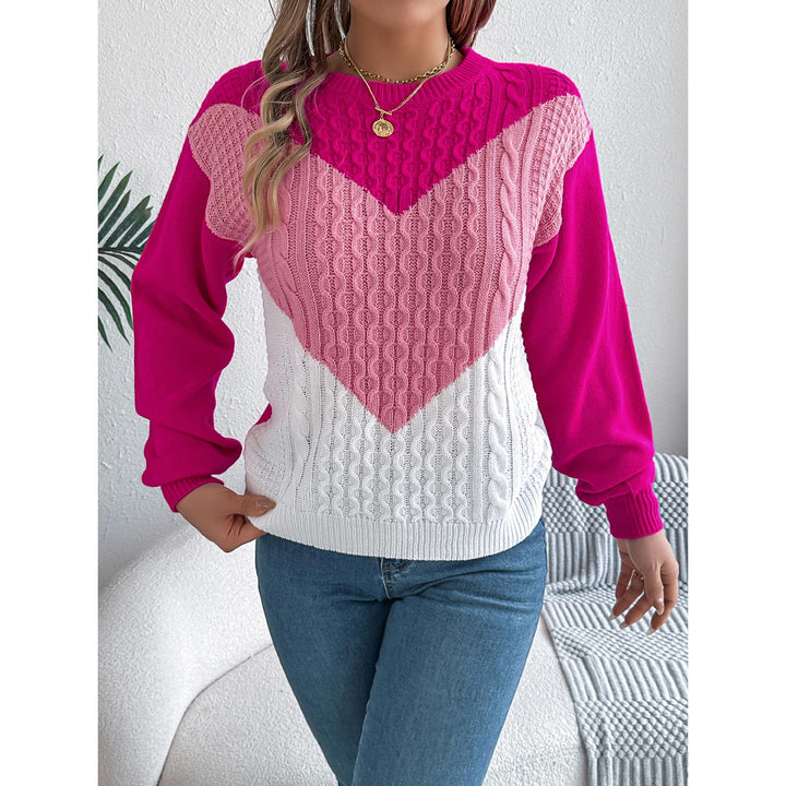 Women Colourblocked Pullover
