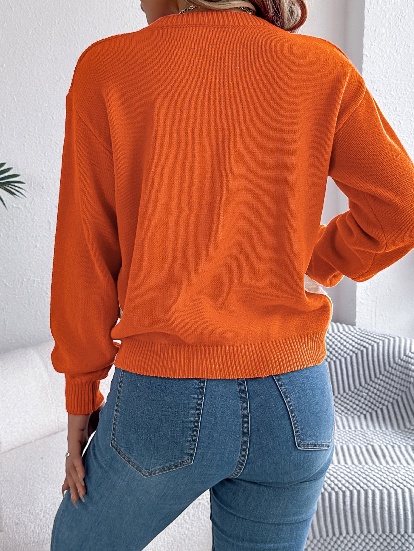 Women Colourblocked Pullover Sweaters