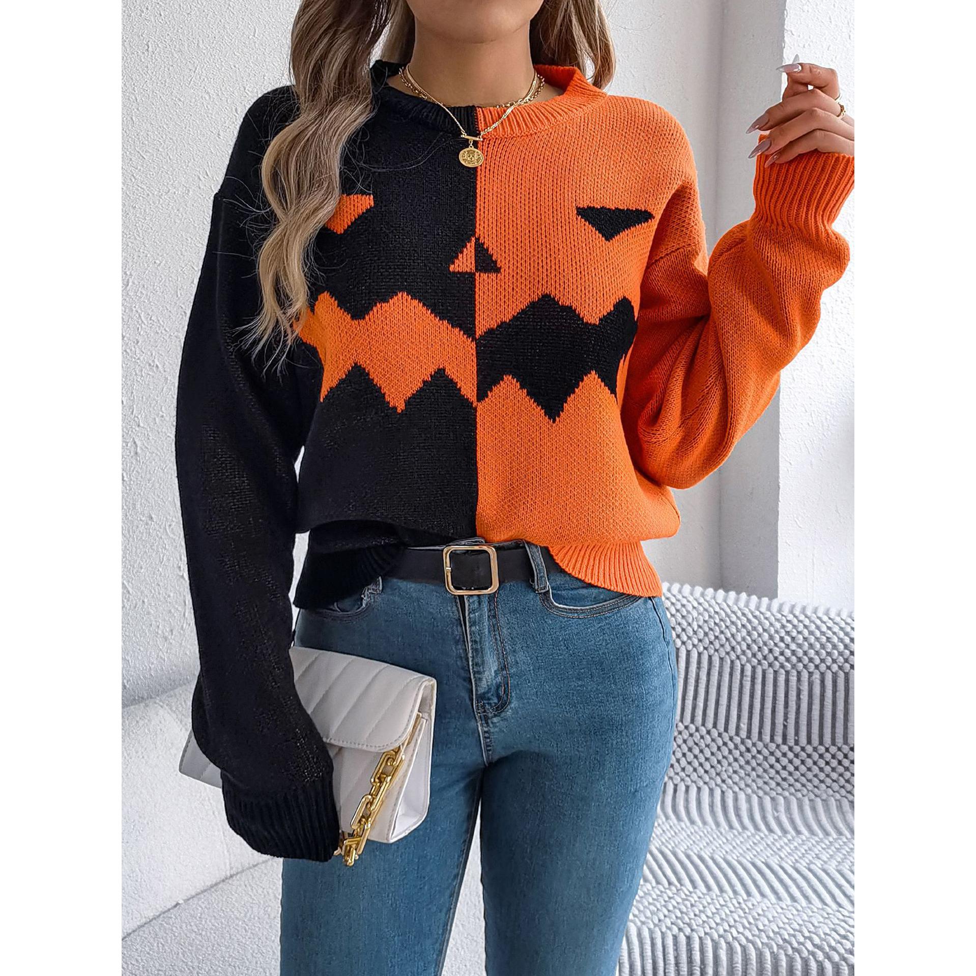 Women Colourblocked Pullover Sweater