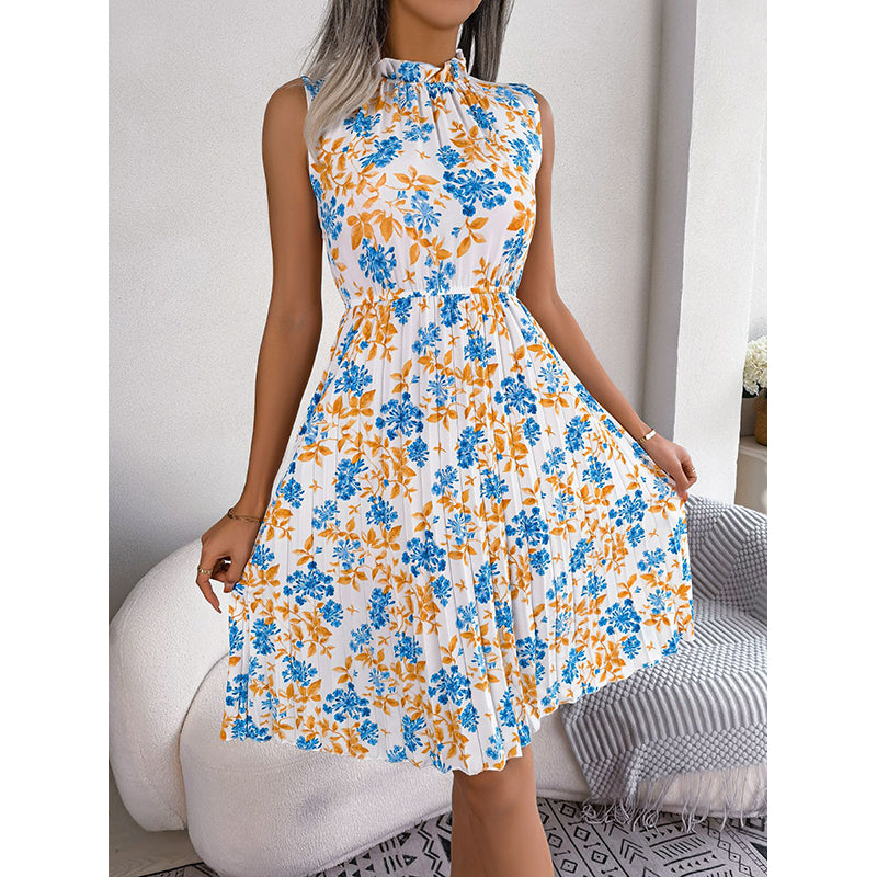 Floral Print Fit & Flare Dress