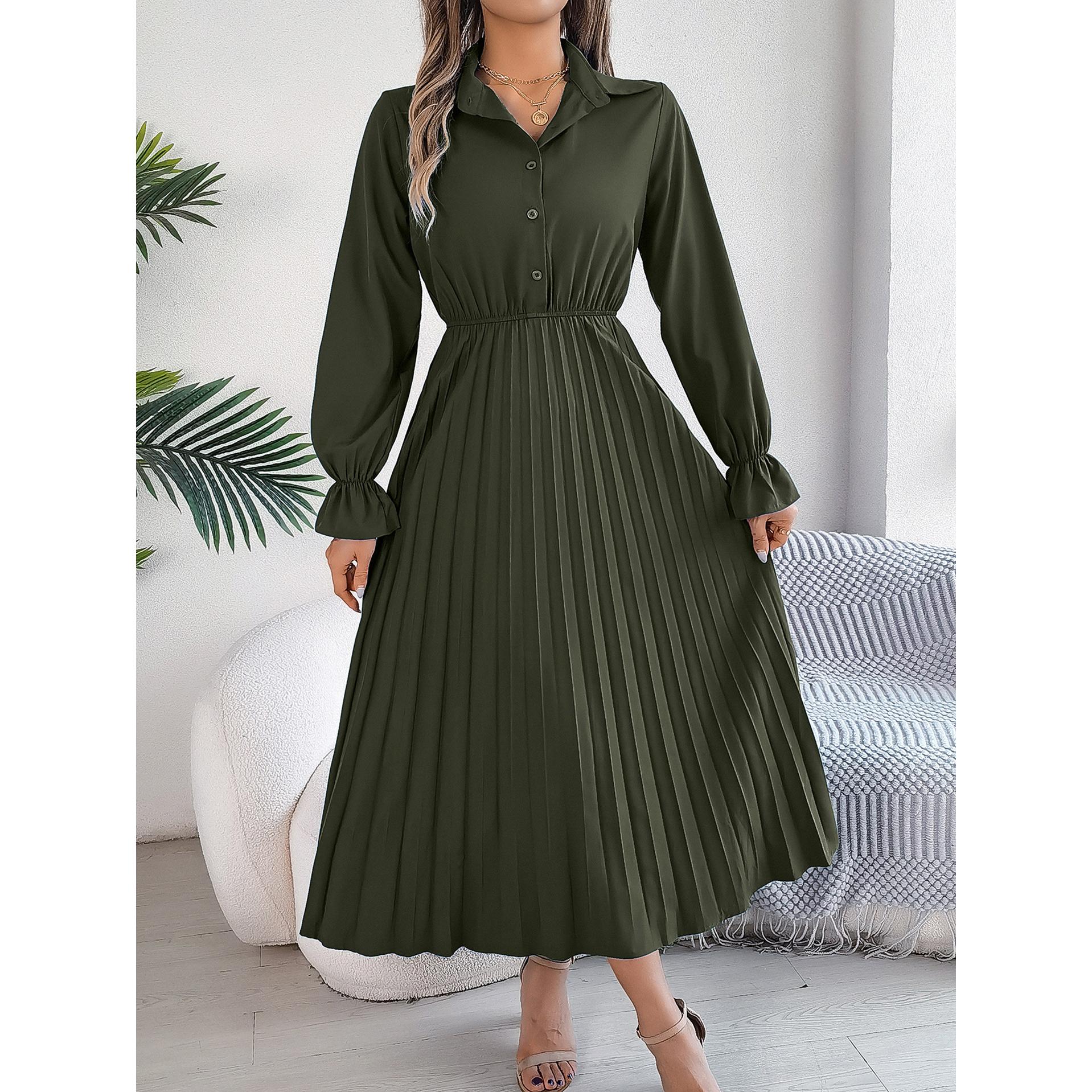 A-Line Midi Dress
