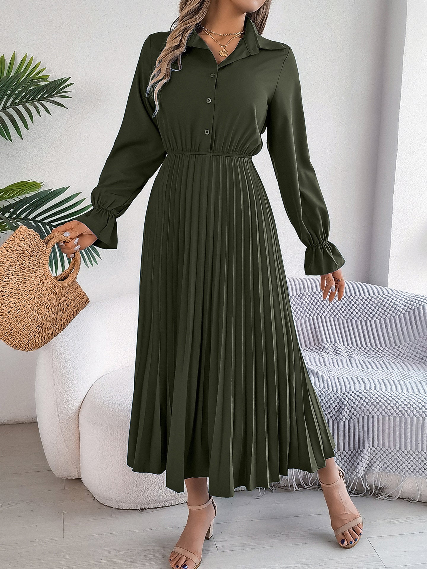 A-Line Midi Dress