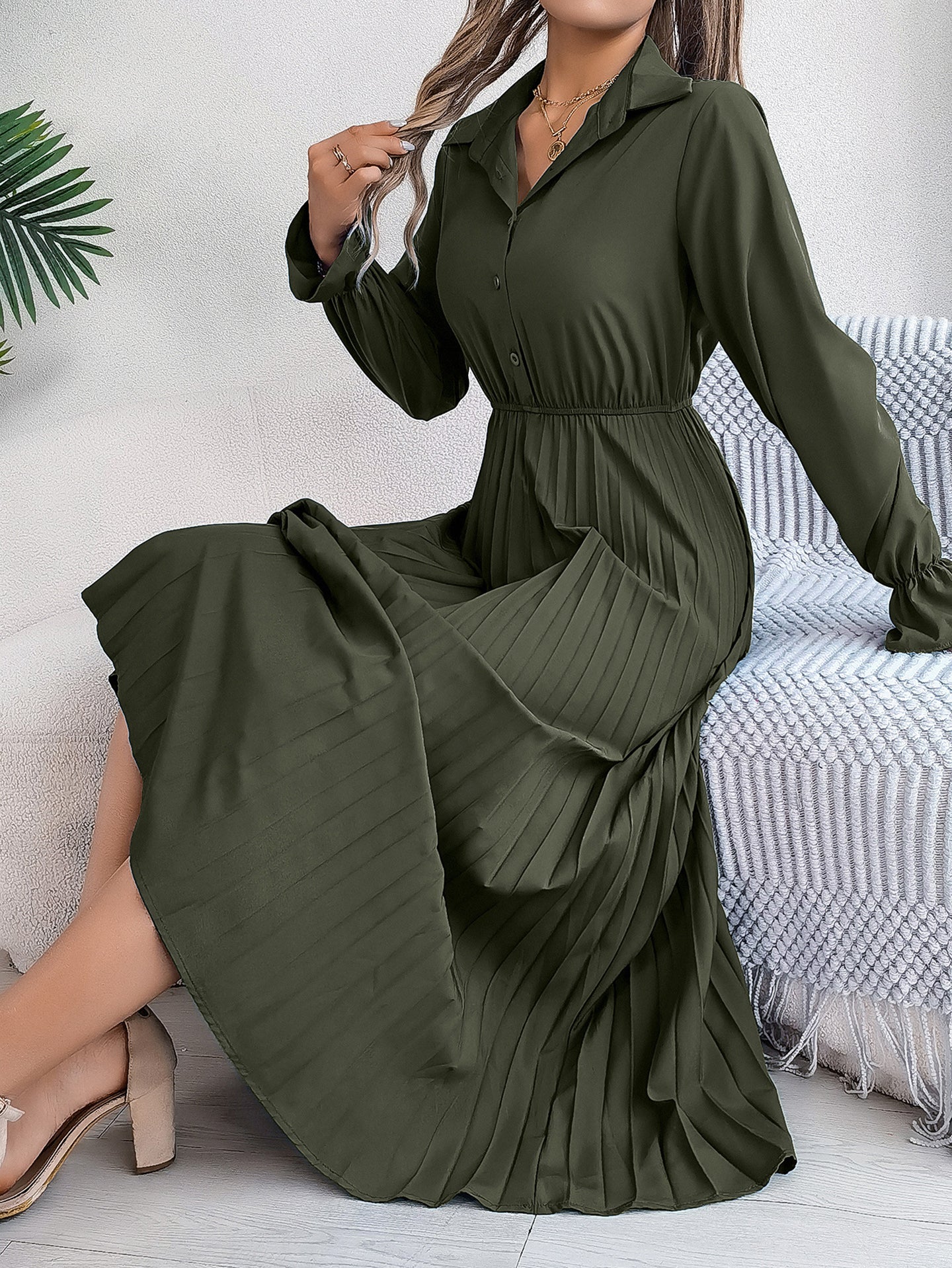 A-Line Midi Dress