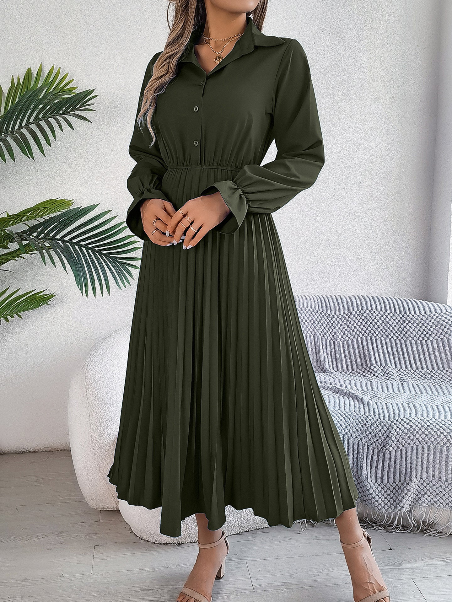 A-Line Midi Dress