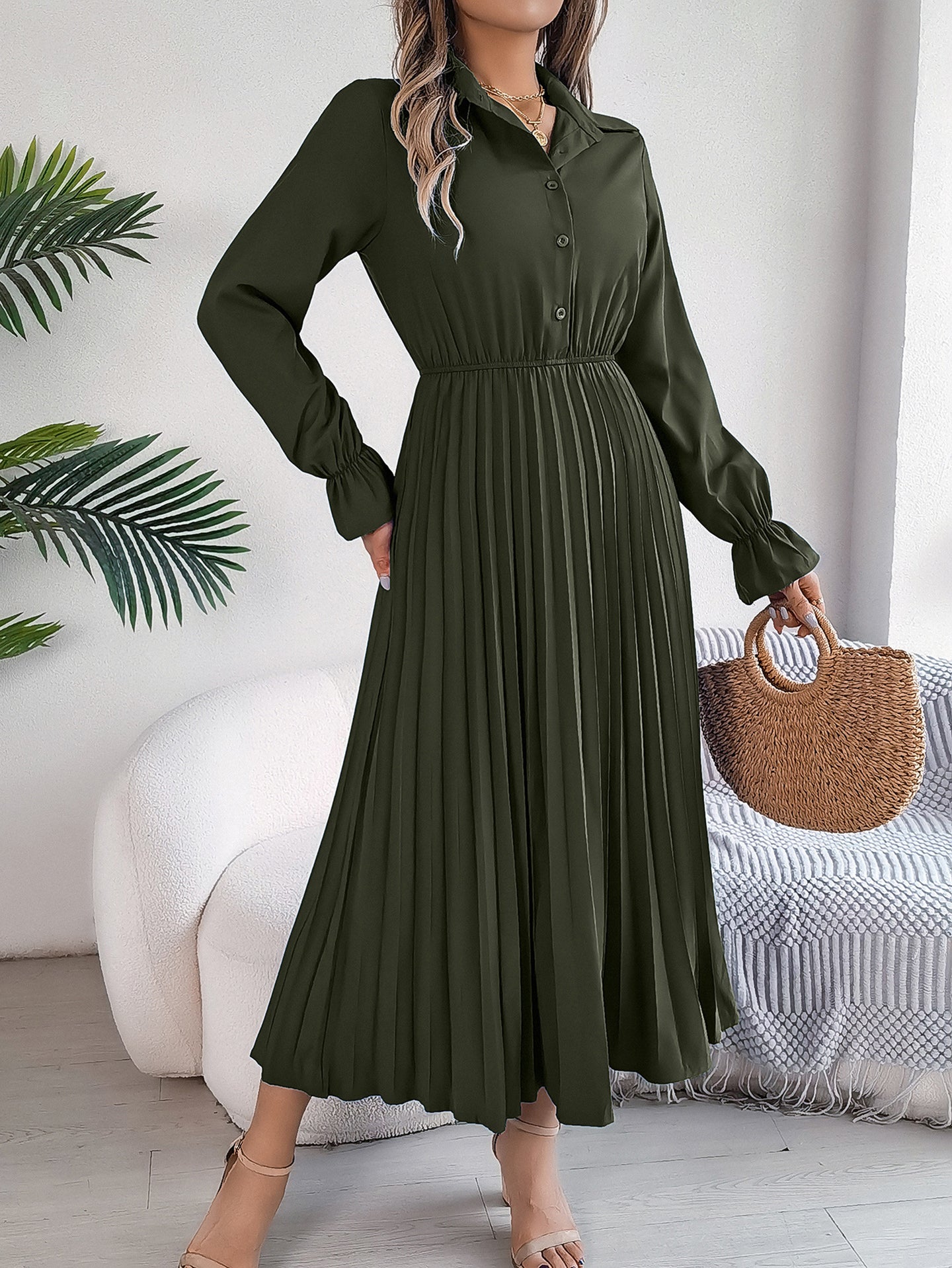 A-Line Midi Dress