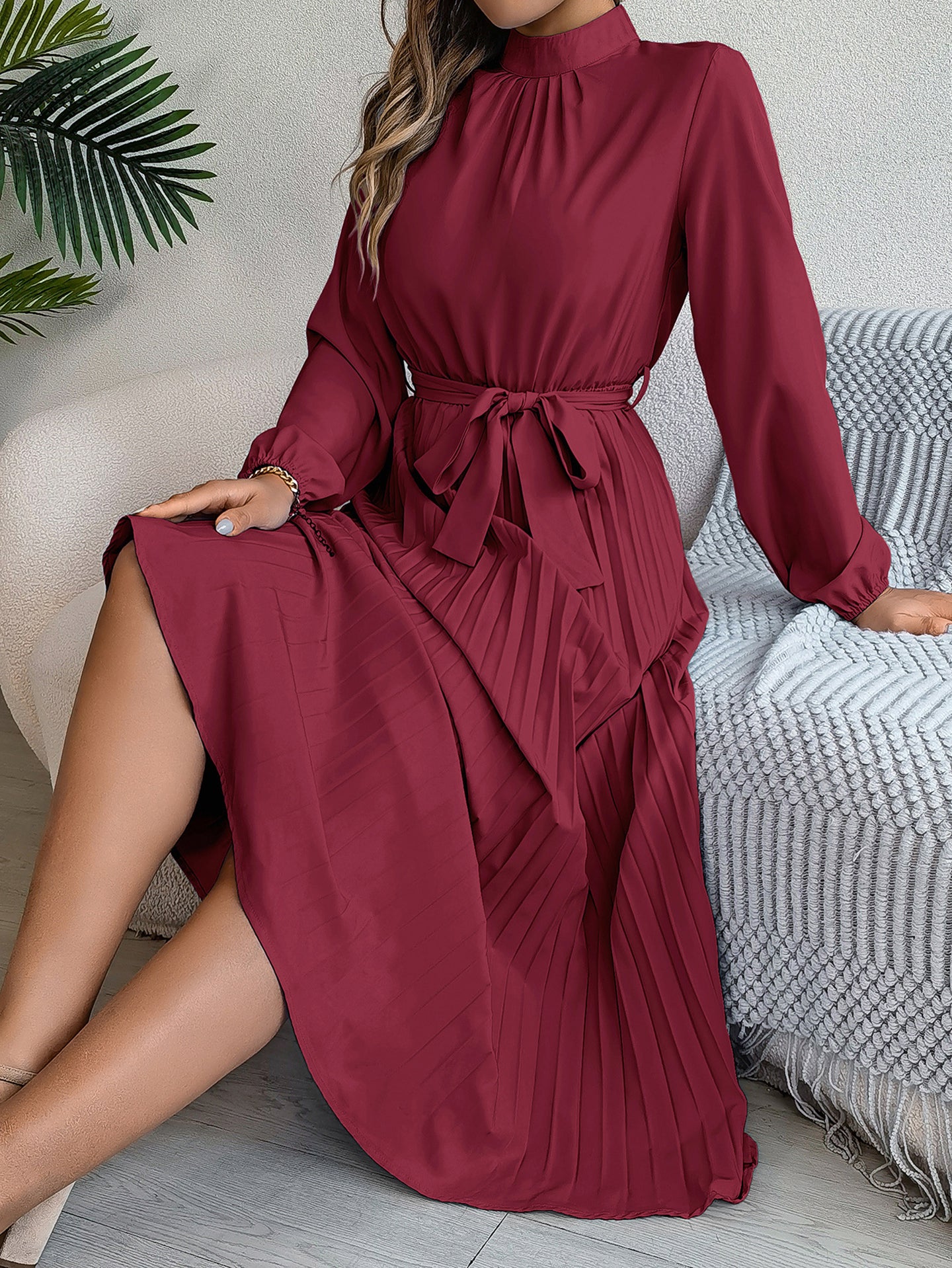 Women A-Line Midi Dress