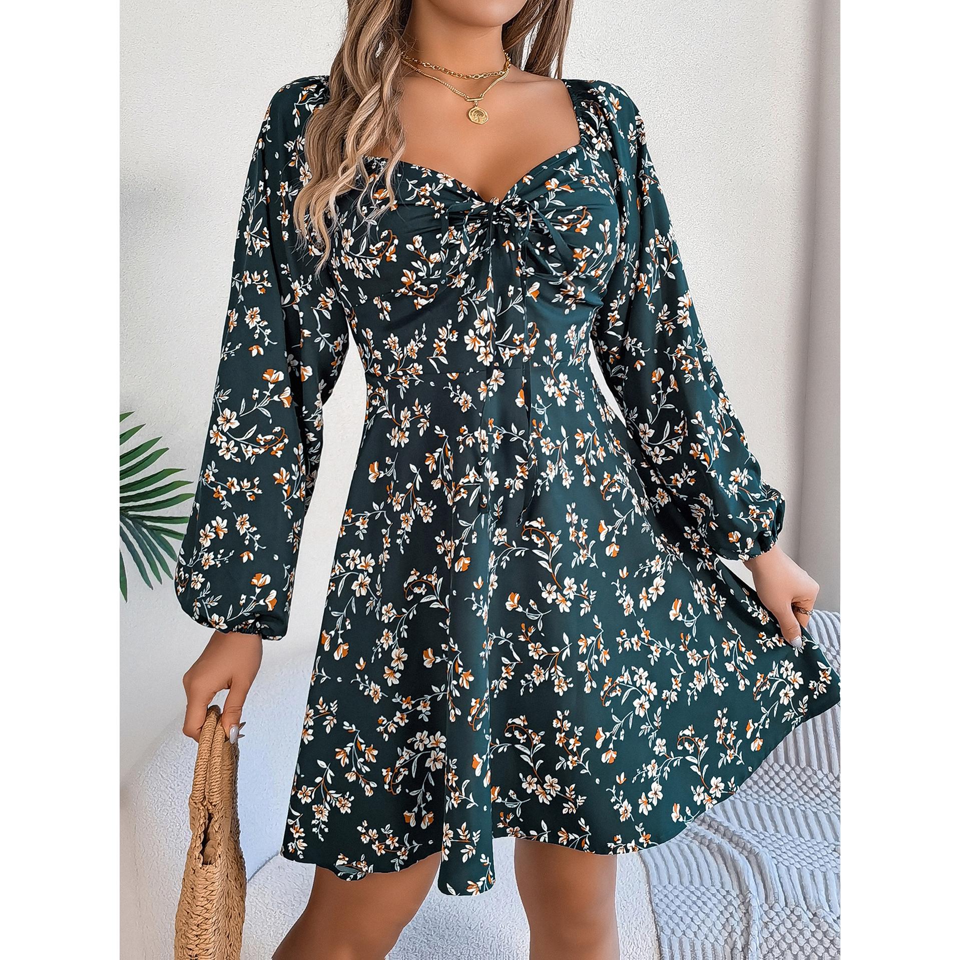 Women Printed A-Line Mini Dress