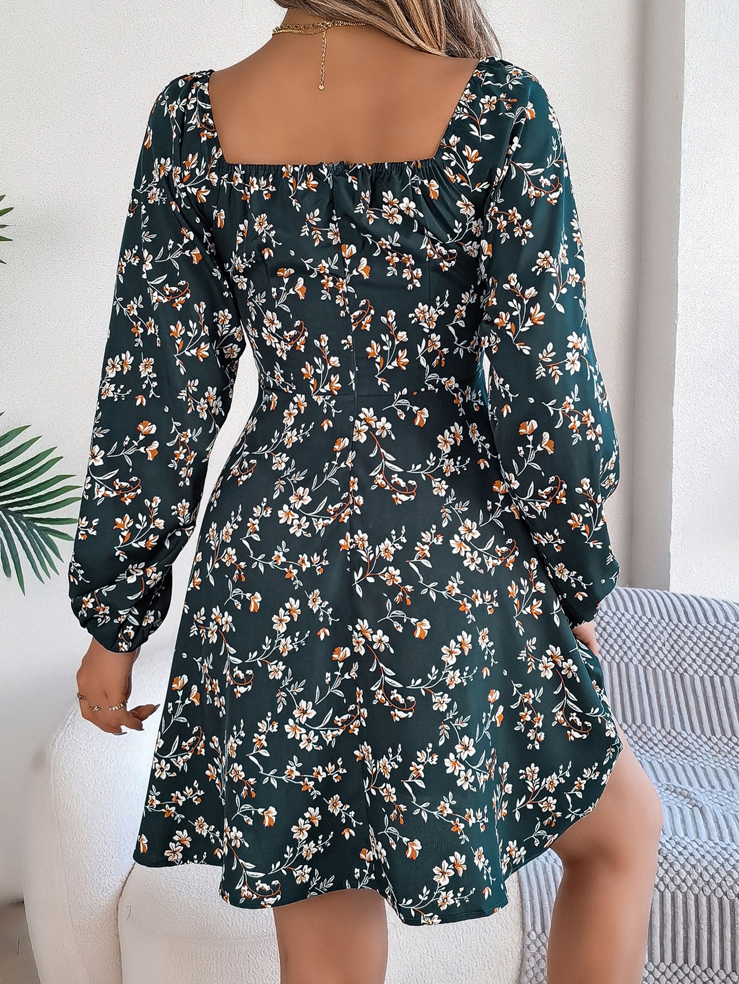 Women Printed A-Line Mini Dress