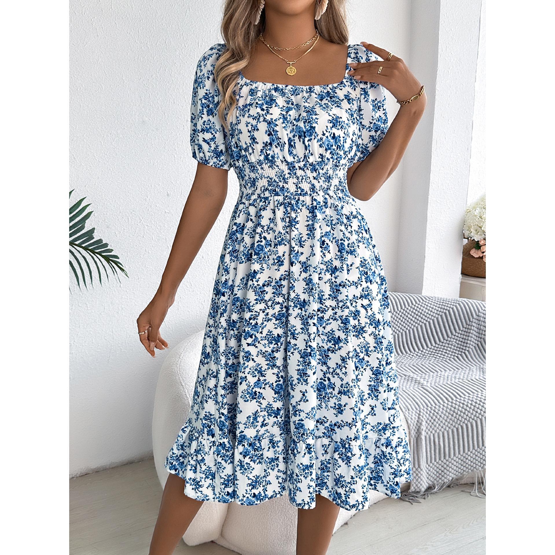 Women Floral Printed Sheath Dress