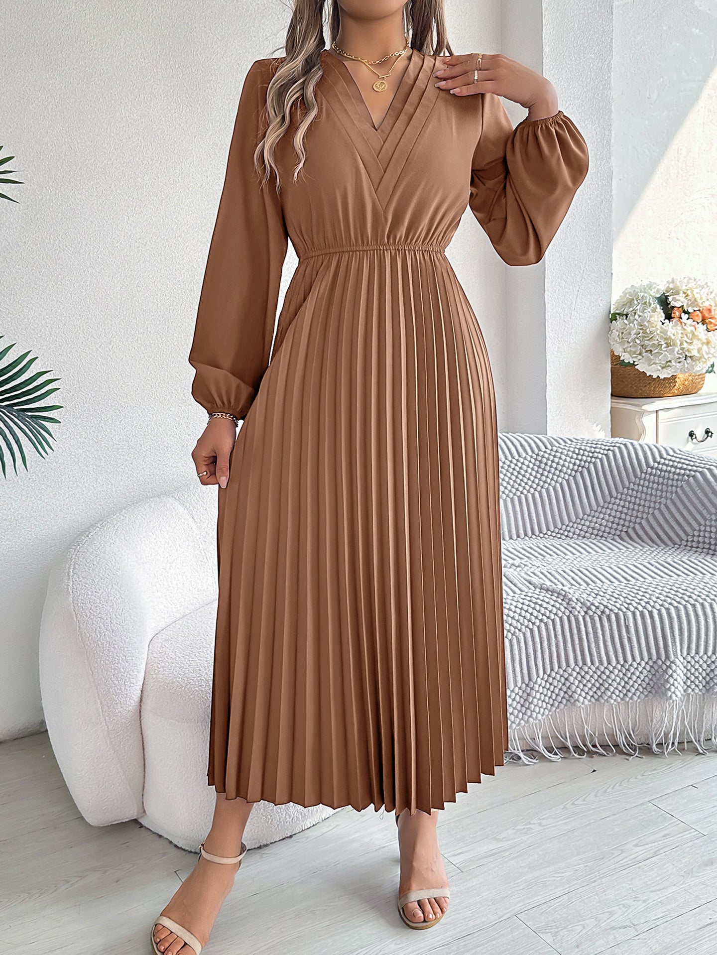 Fit and Flare Maxi Dress