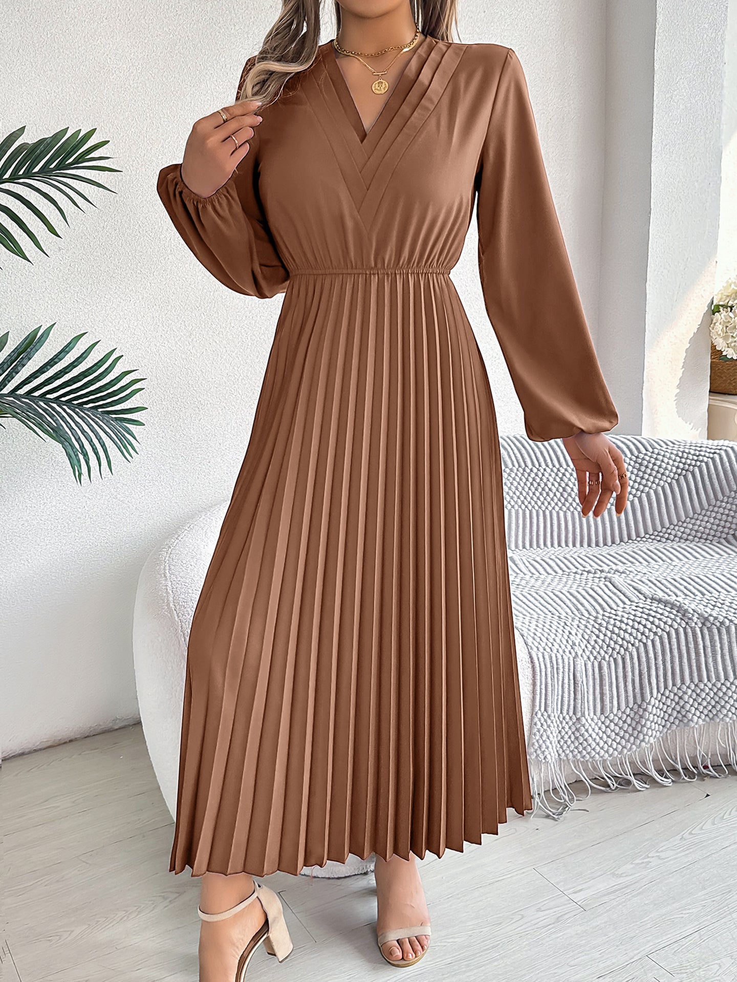Fit and Flare Maxi Dress