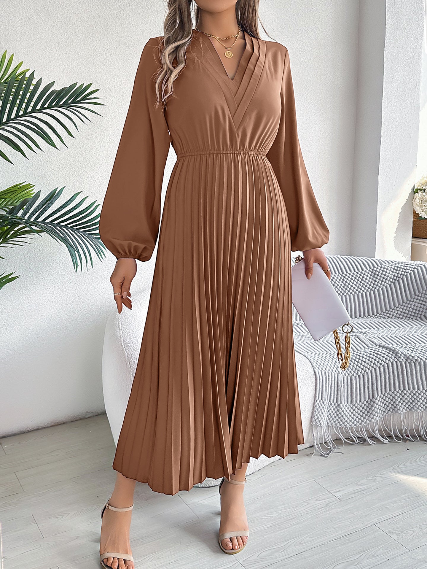 Fit and Flare Maxi Dress