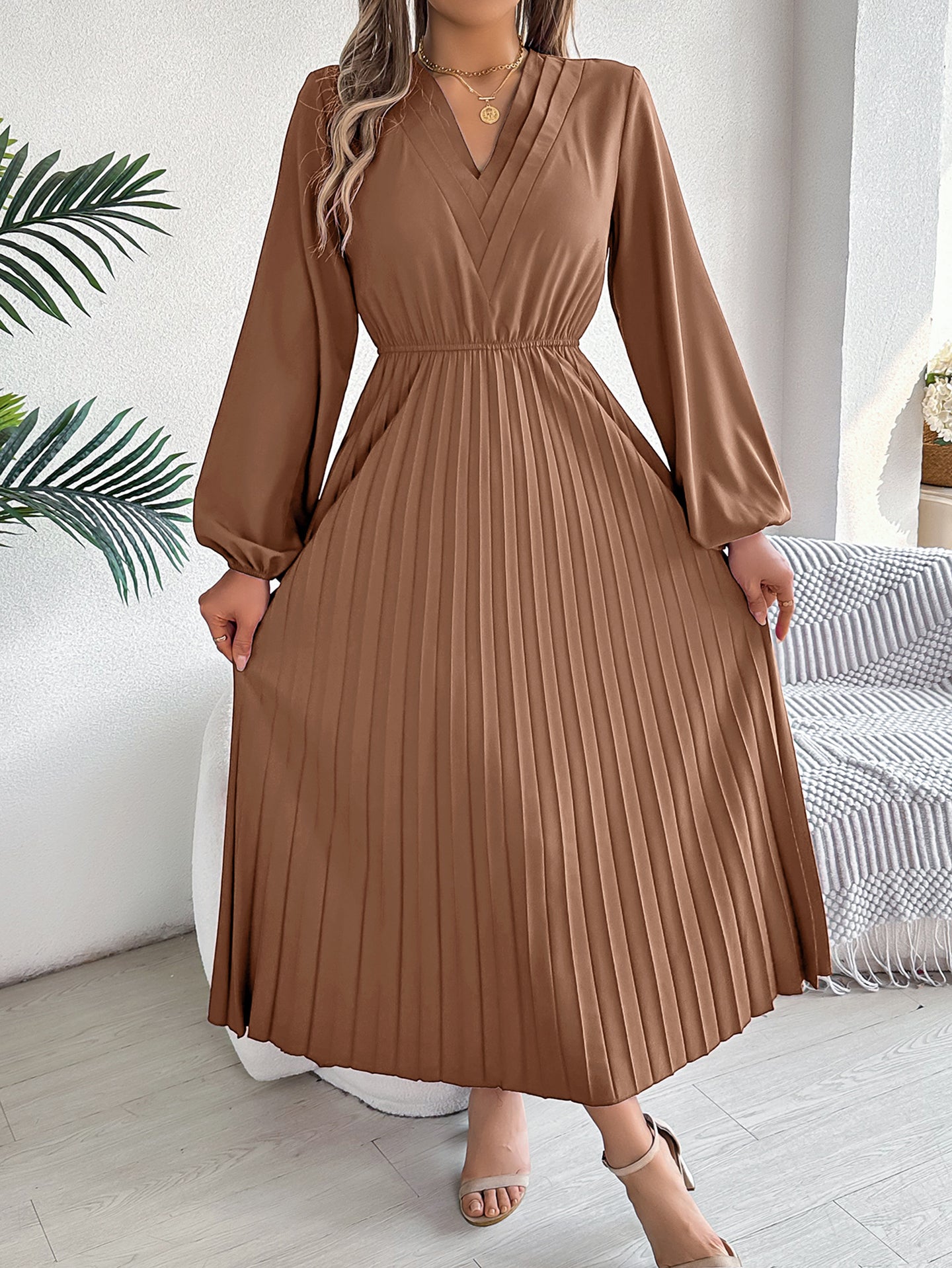 Fit and Flare Maxi Dress