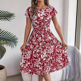 Floral Print Fit & Flare Dress