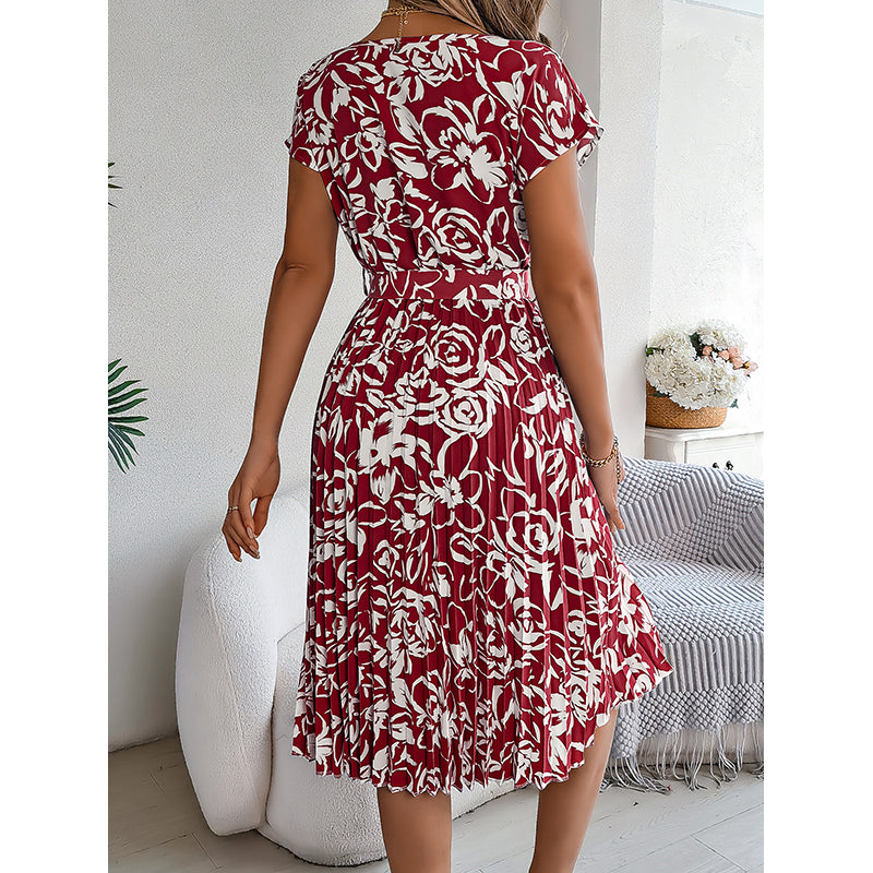 Floral Print Fit & Flare Dress