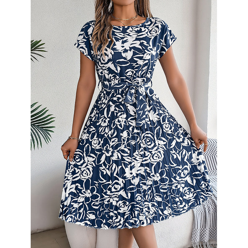 Floral Print Fit & Flare Dress
