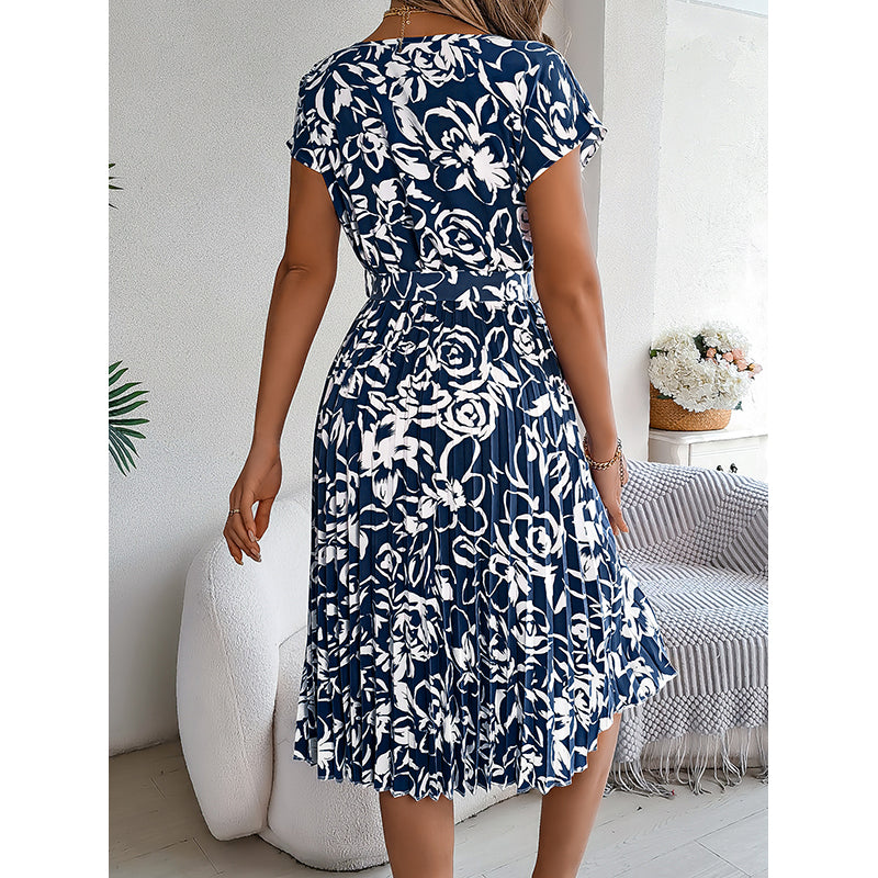 Floral Print Fit & Flare Dress