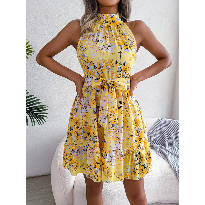 Floral Print Fit & Flare Dress