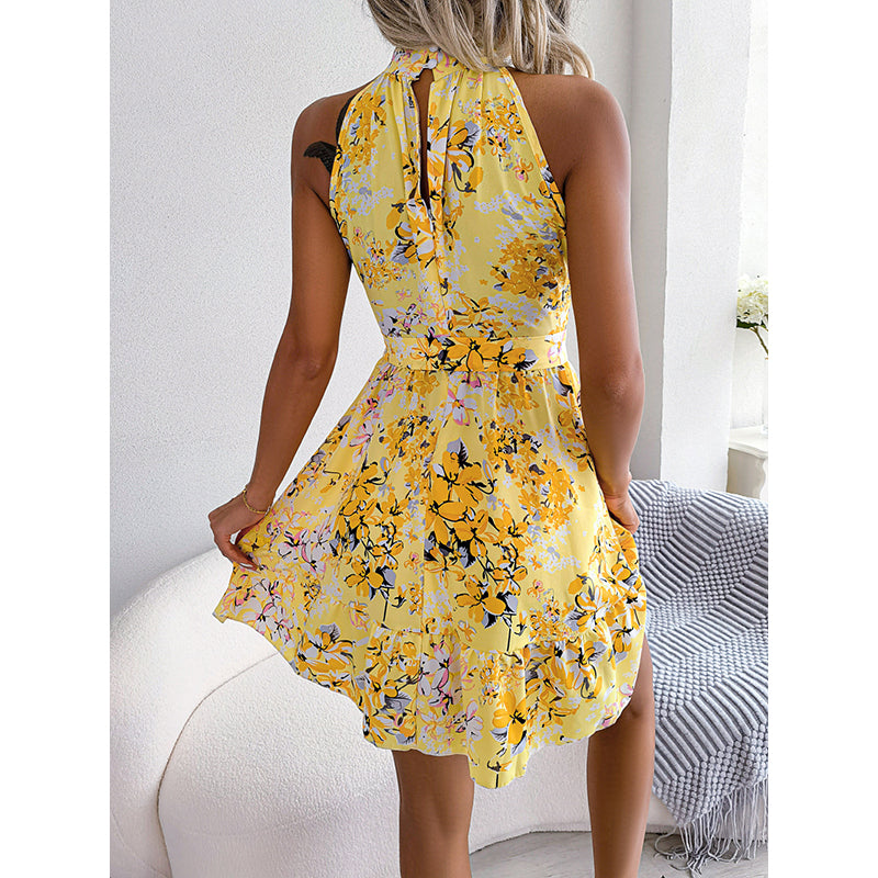 Floral Print Fit & Flare Dress