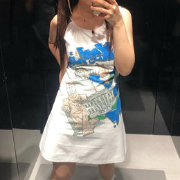 Graphic Printed Sheath Dress