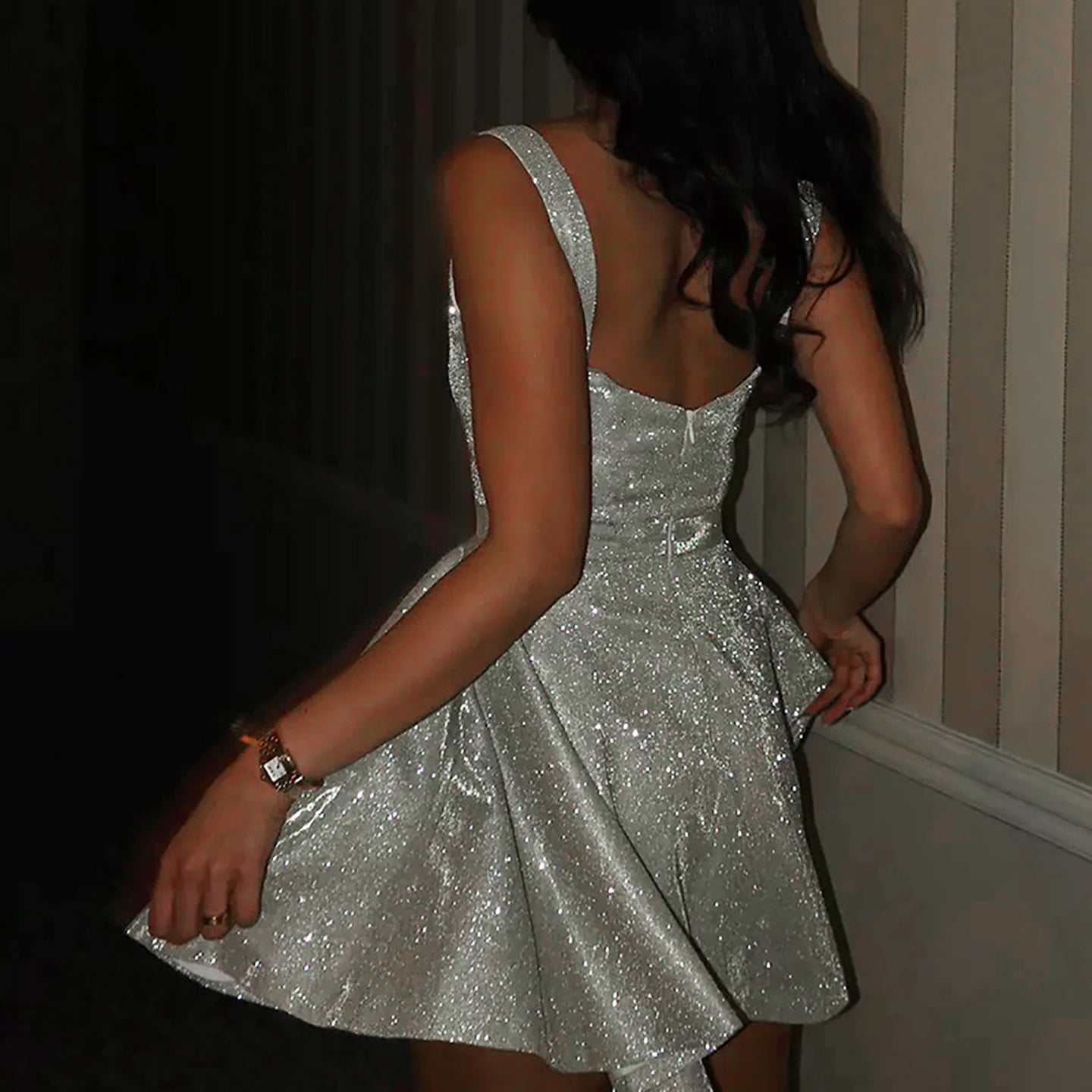 Women Embellished Fit & Flare Dress