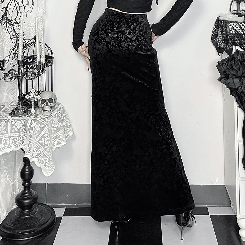 Women Self Design Tulip Maxi Skirt