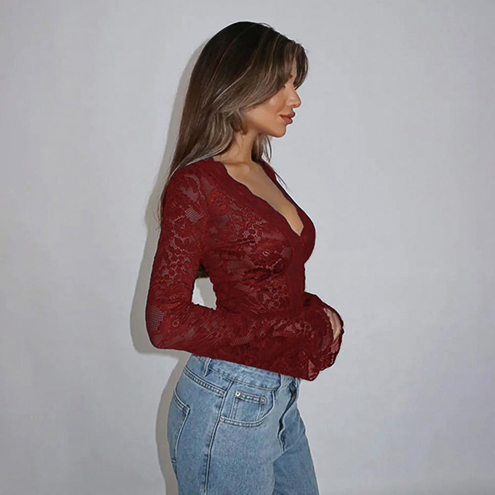 Net Fitted Crop Top