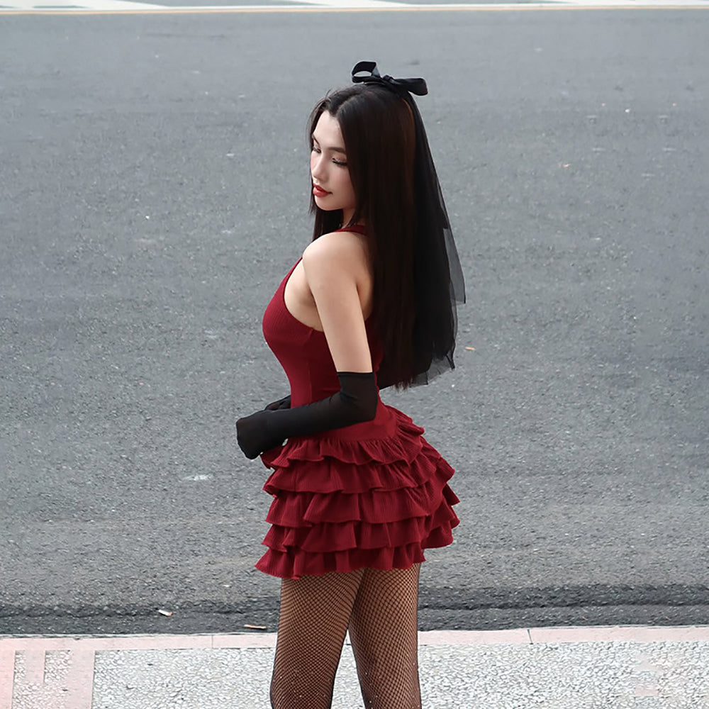 Layered Bodycon Mini Dress