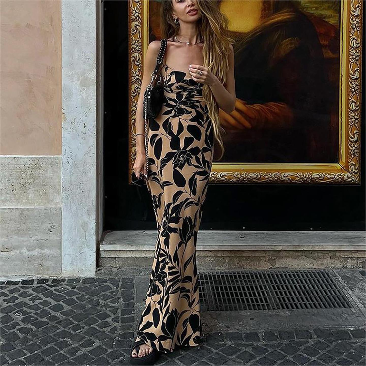 Printed Maxi Dress