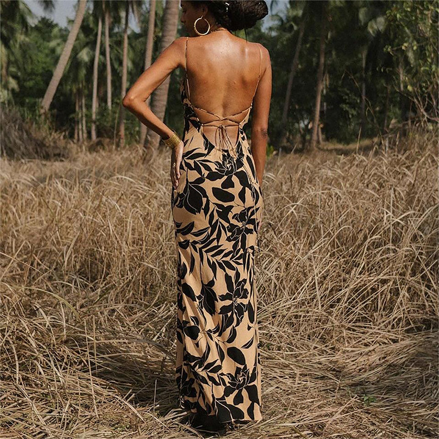 Printed Maxi Dress