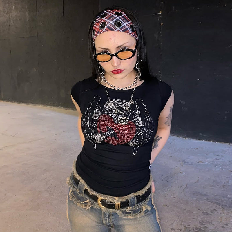 Women Graphic Printed Fitted Crop Top