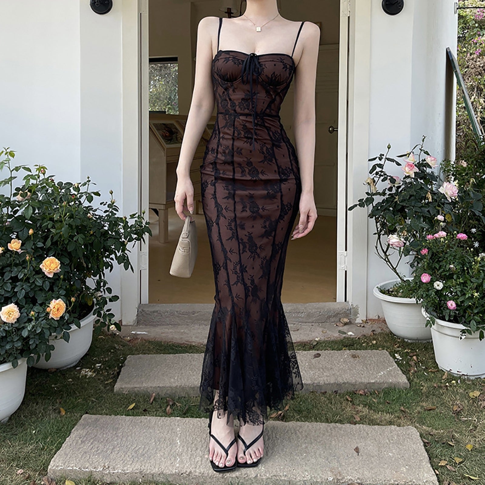 Women Fit & Flare Midi Dress
