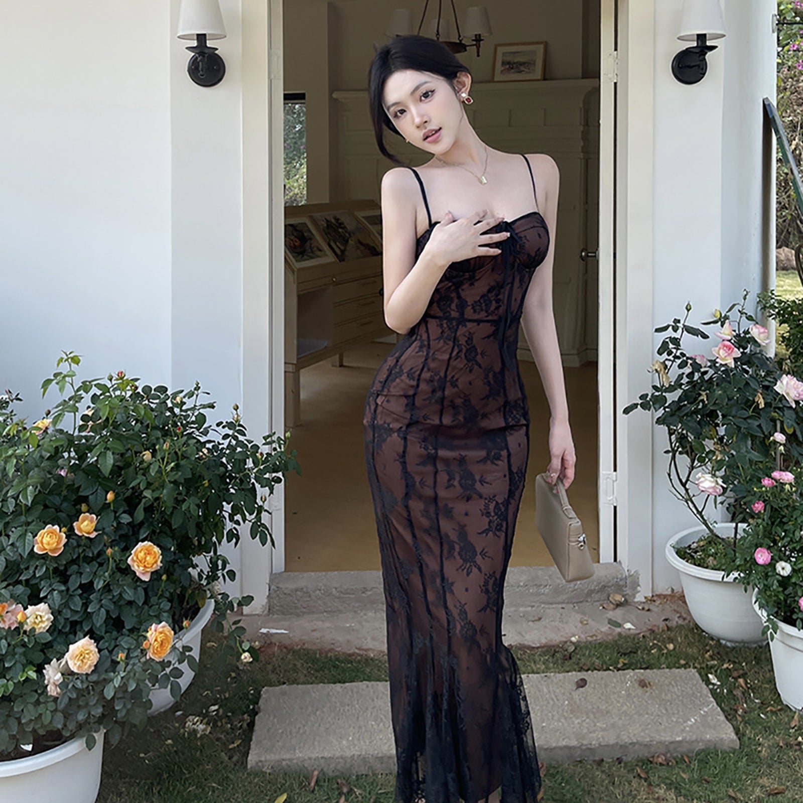 Women Fit & Flare Midi Dress