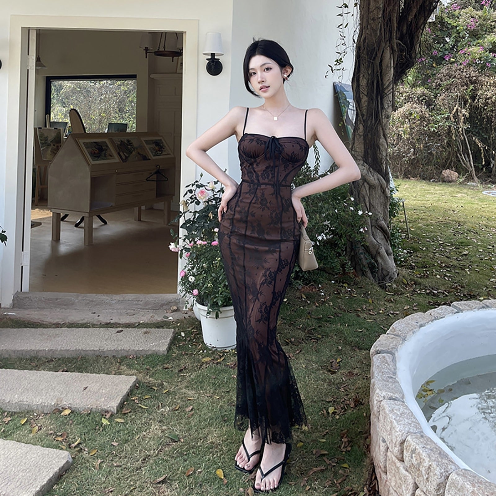 Women Fit & Flare Midi Dress